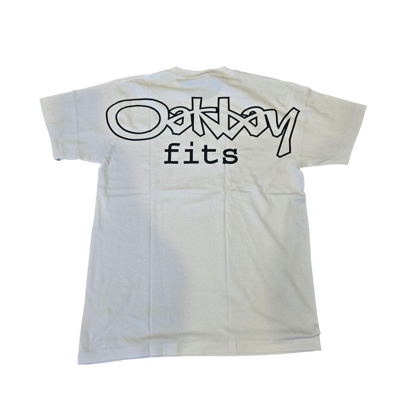 OAKBAY FIT TEE (WHITE/BLACK)