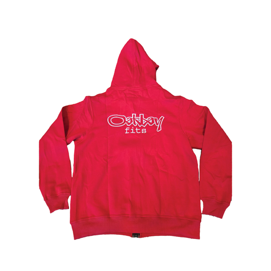 OAKBAY FITS HOODIE (RED)