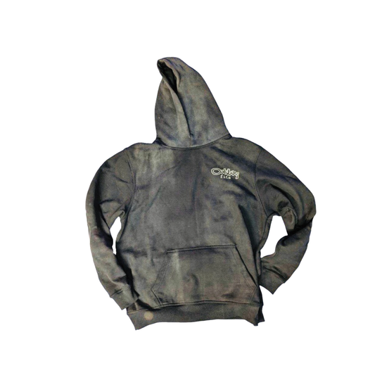 OAKBAY FITS HOODIE (BLACK/DENIM WASH)