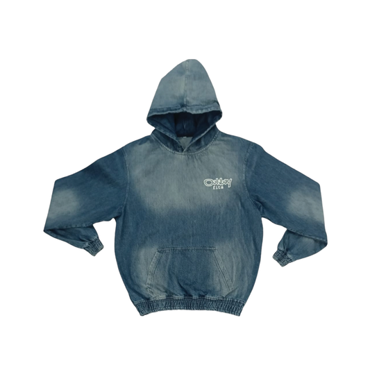 OAKBAY FITS HOODIE (NAVY/DENIM WASH)
